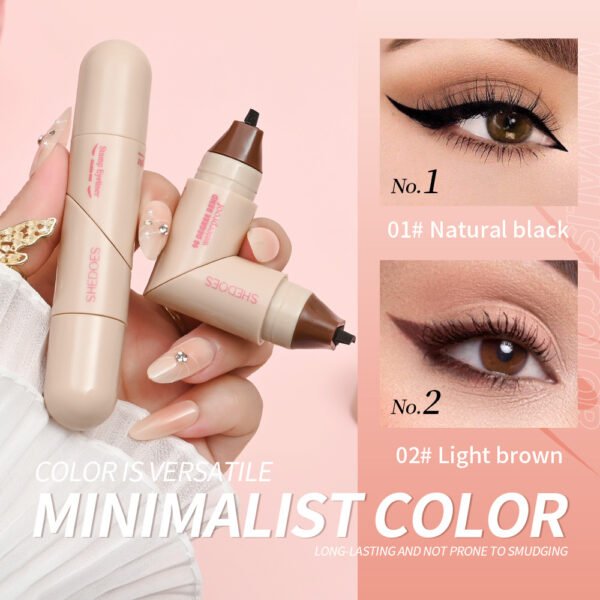 Love Eyeliner Seal Waterproof And Durable Eyeliner Stamp Pen Natural Makeup Application A Beginner’s Assistant Two Steps To Create Eyeliner