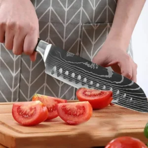 Professional Kitchen Knife Japanese Santoku Cleaver Slicing Knife Stainless Steel Boning Knife Butcher Cleaver Knife 2